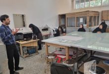 گزارش تصویری بازدید دانش آموزان هنرستان دخترانه زكرياي رازي 